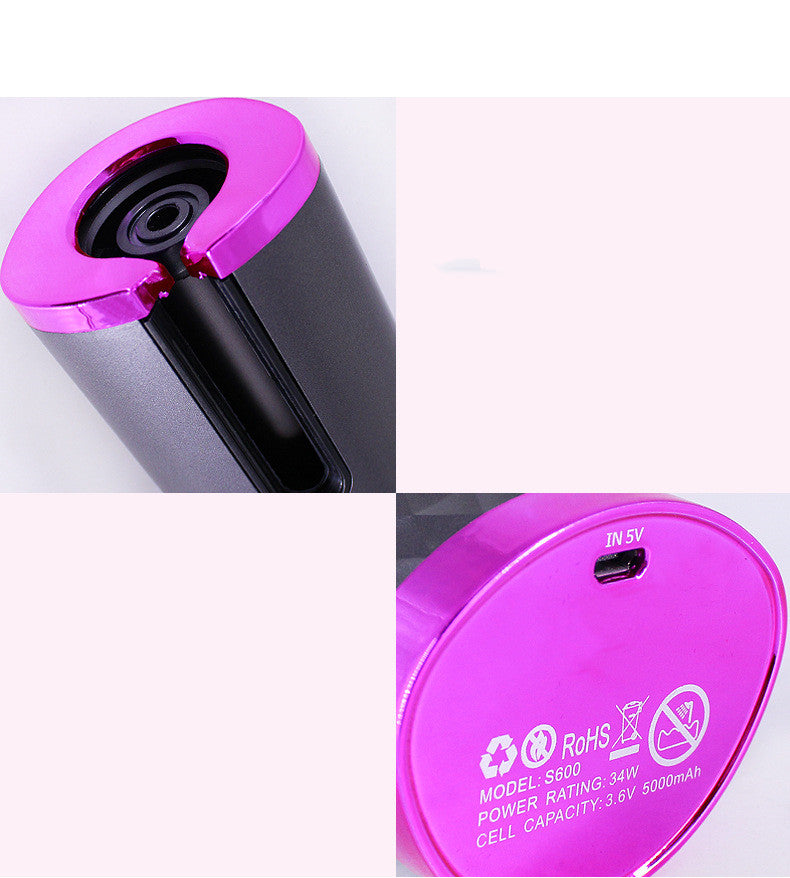 Rechargeable Automatic Hair Curler Women Portable Hair Curling Iron LCD Display Ceramic Curly Rotating Curling Wave Styer
Rizador de pelo automático recargable para mujer, rizador portátil con pantalla LCD, rizador de cerámica giratorio para ondas.