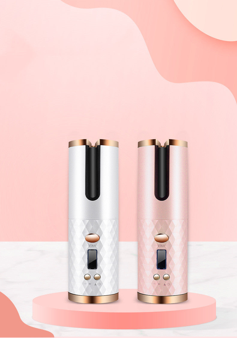 Rechargeable Automatic Hair Curler Women Portable Hair Curling Iron LCD Display Ceramic Curly Rotating Curling Wave Styer
Rizador de pelo automático recargable para mujer, rizador portátil con pantalla LCD, rizador de cerámica giratorio para ondas.